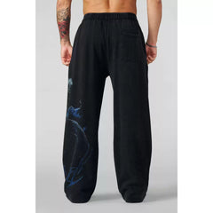 YOUNG LA sports pants men's pants fitness loose American fashion brand fitness breathable squat training muscle size