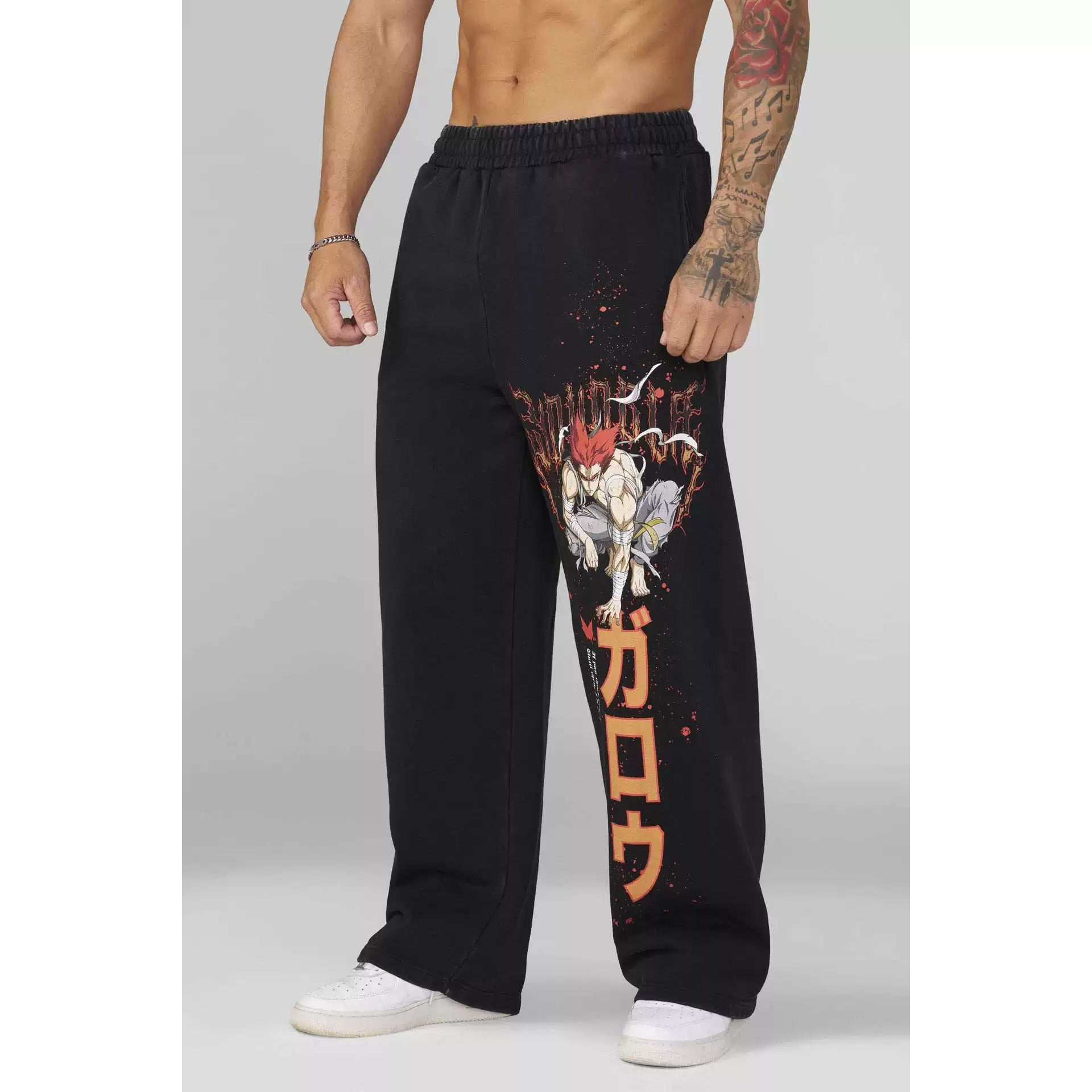 YONGLA sports pants men's American fashion brand fitness loose muscle heavyweight cotton squat training jogger