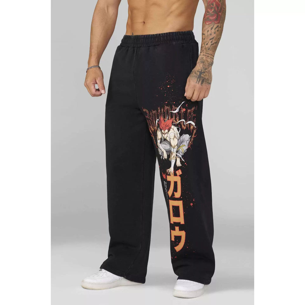 YONGLA sports pants men's American fashion brand fitness loose muscle heavyweight cotton squat training jogger