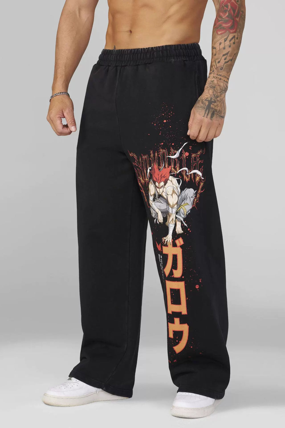 YONGLA sports pants men's American fashion brand fitness loose muscle heavyweight cotton squat training jogger