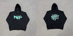 ADWYSD Graphic Logo Hoodie - Black / Teal