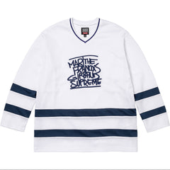 Supreme x Marithé + François Girbaud Hockey Jersey – White