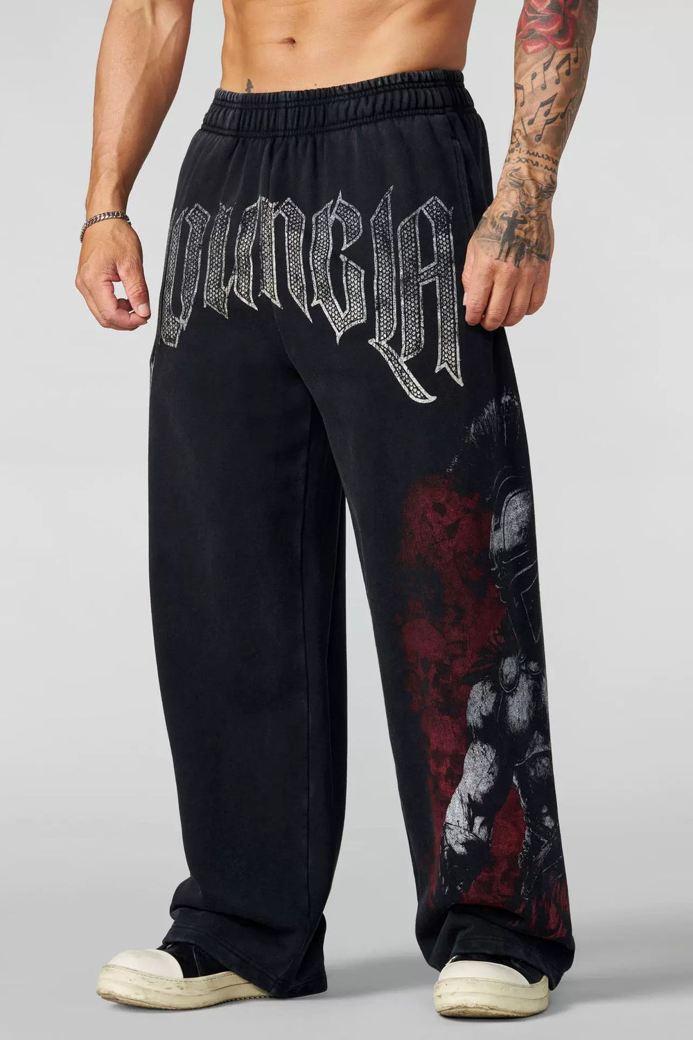 YOUNG LA sports pants men's pants fitness loose American fashion brand fitness breathable squat training muscle size