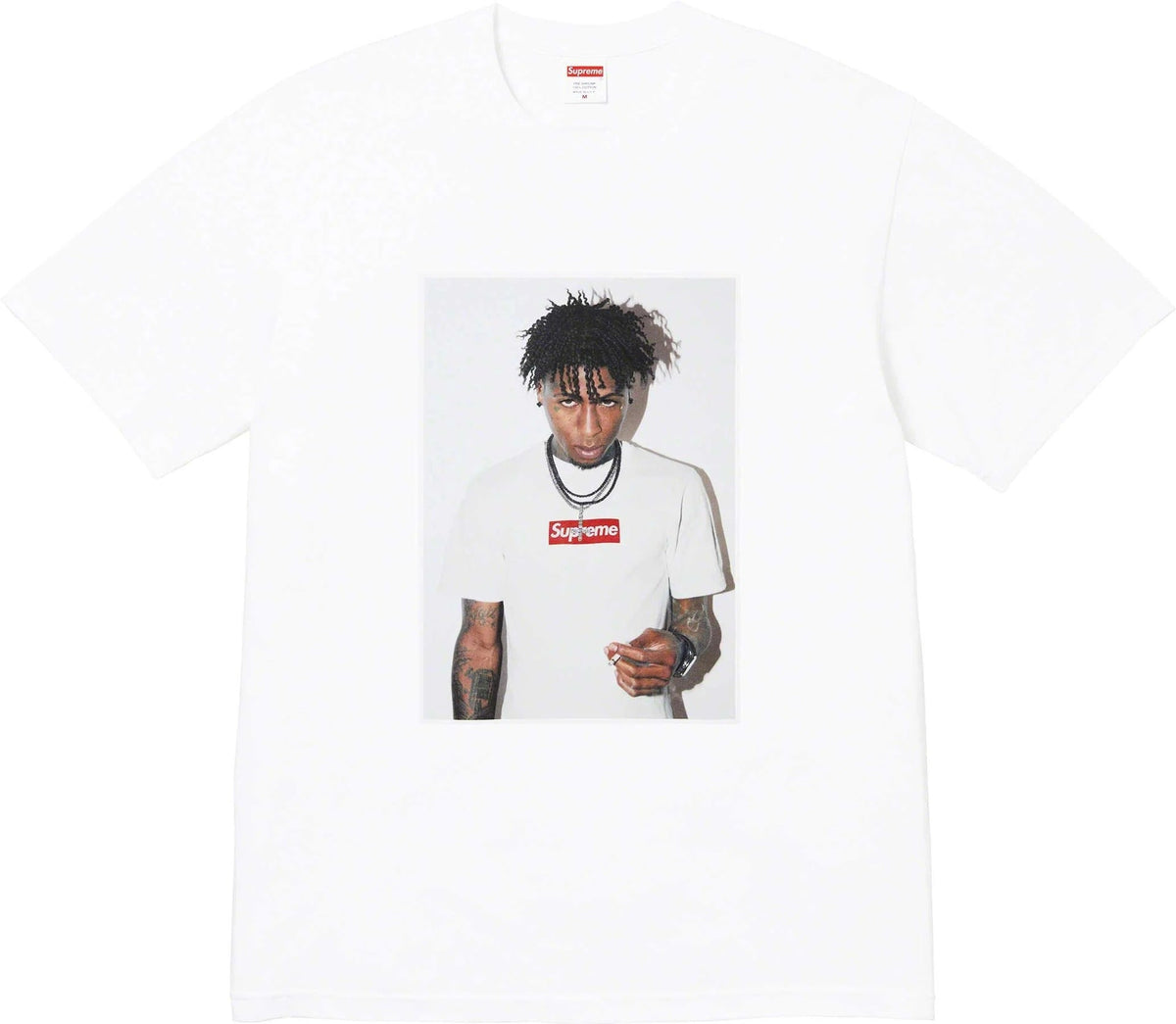 Supreme NBA YoungBoy Photo Tee – White