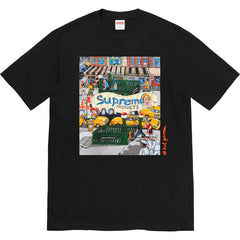Supreme Mark Gonzales Subway Graphic Black Tee
