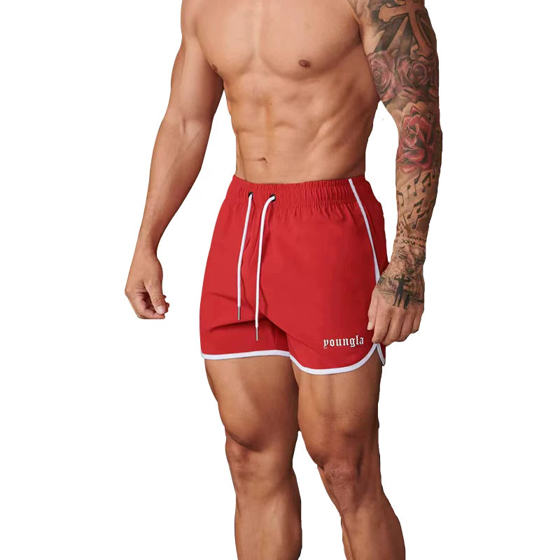 YOONGLA's new muscle fitness shorts are versatile for men and women, suitable for running, casual, elastic and breathable three quarter pants