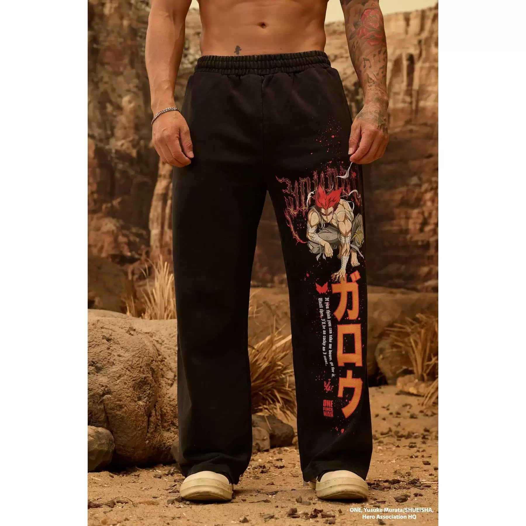 YONGLA sports pants men's American fashion brand fitness loose muscle heavyweight cotton squat training jogger