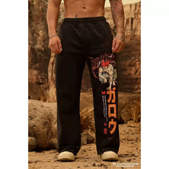 YONGLA sports pants men's American fashion brand fitness loose muscle heavyweight cotton squat training jogger