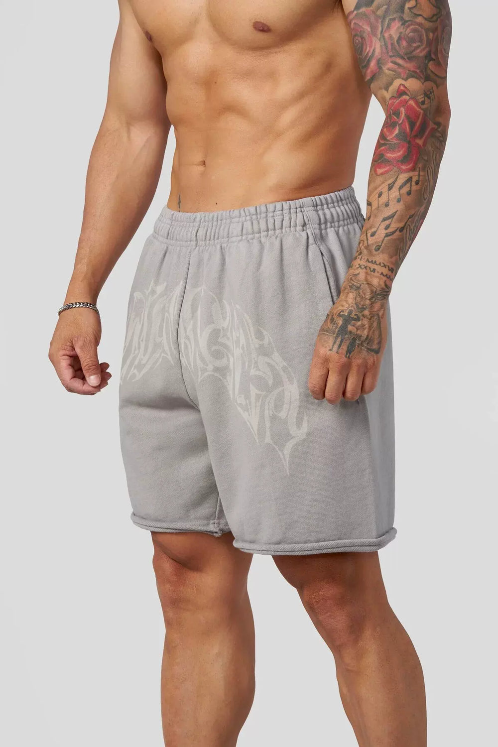 YONGLA Men's Sports and Fitness Shorts Summer Casual Loose Five Cent Pants Cotton Running Breathable Pants