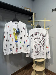 Hellstar "Down the Path of Paradise" Graphic Long Sleeve Tee - White