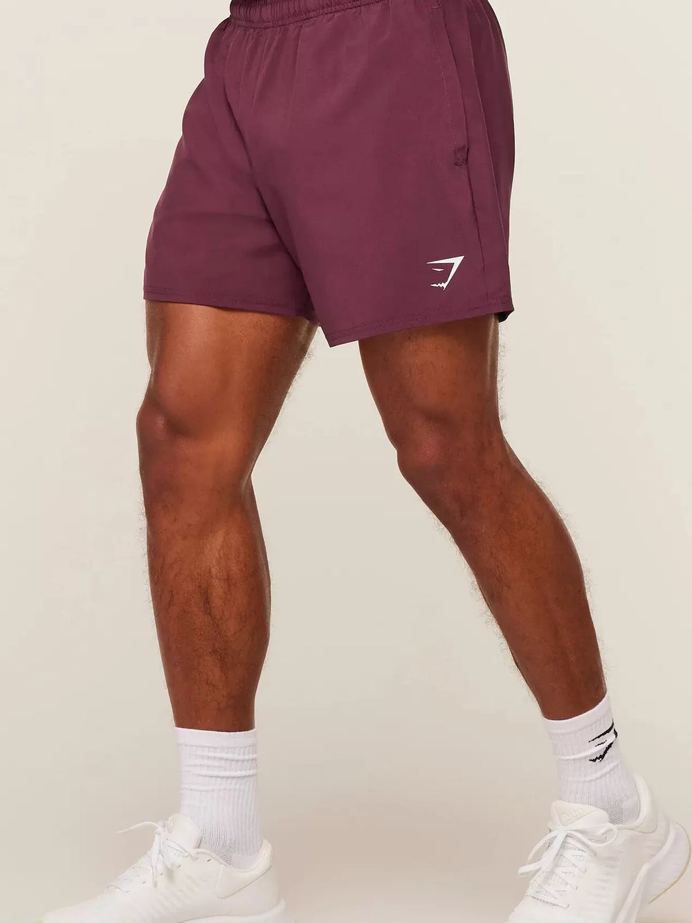 GYMSHARK三分裤弹力跑步健身肌肉速干田径运动短裤男速干运动短裤
