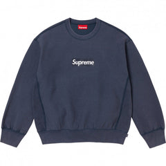 Supreme Box Logo Crewneck Sweatshirt - Navy / Dark