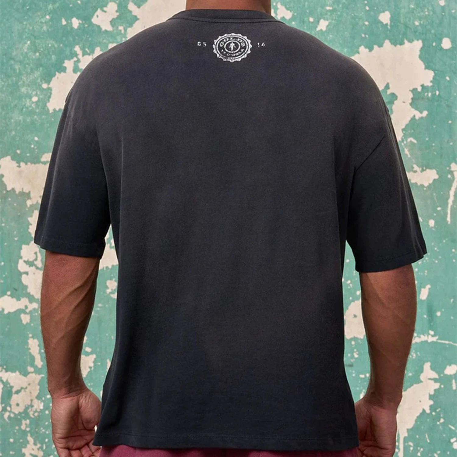 YOUNG LA Sports Short sleeved Men's T-shirt American Trendy Brand Fitness Muscle Roll Iron Dog Breathable Heavy Cotton Loose Clothes