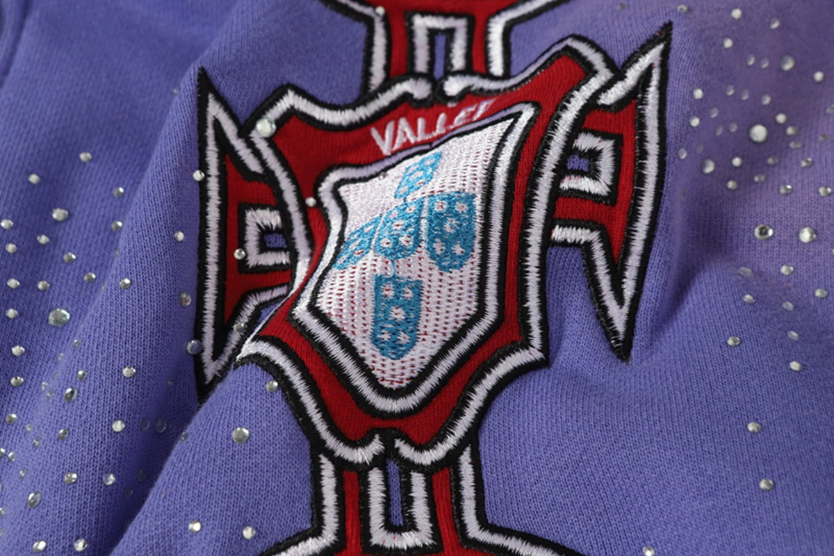 Vale Forever Venus Clustered Zip Up Hoodie Purple