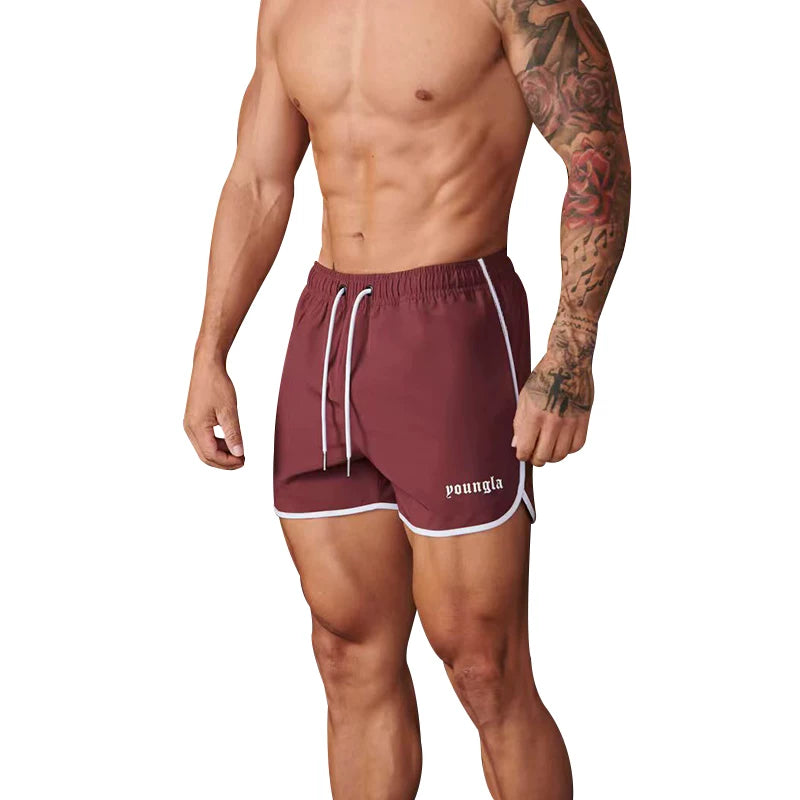 YOONGLA's new muscle fitness shorts are versatile for men and women, suitable for running, casual, elastic and breathable three quarter pants