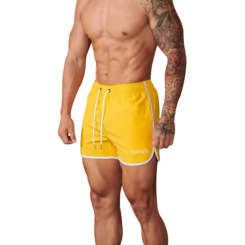 YOONGLA's new muscle fitness shorts are versatile for men and women, suitable for running, casual, elastic and breathable three quarter pants