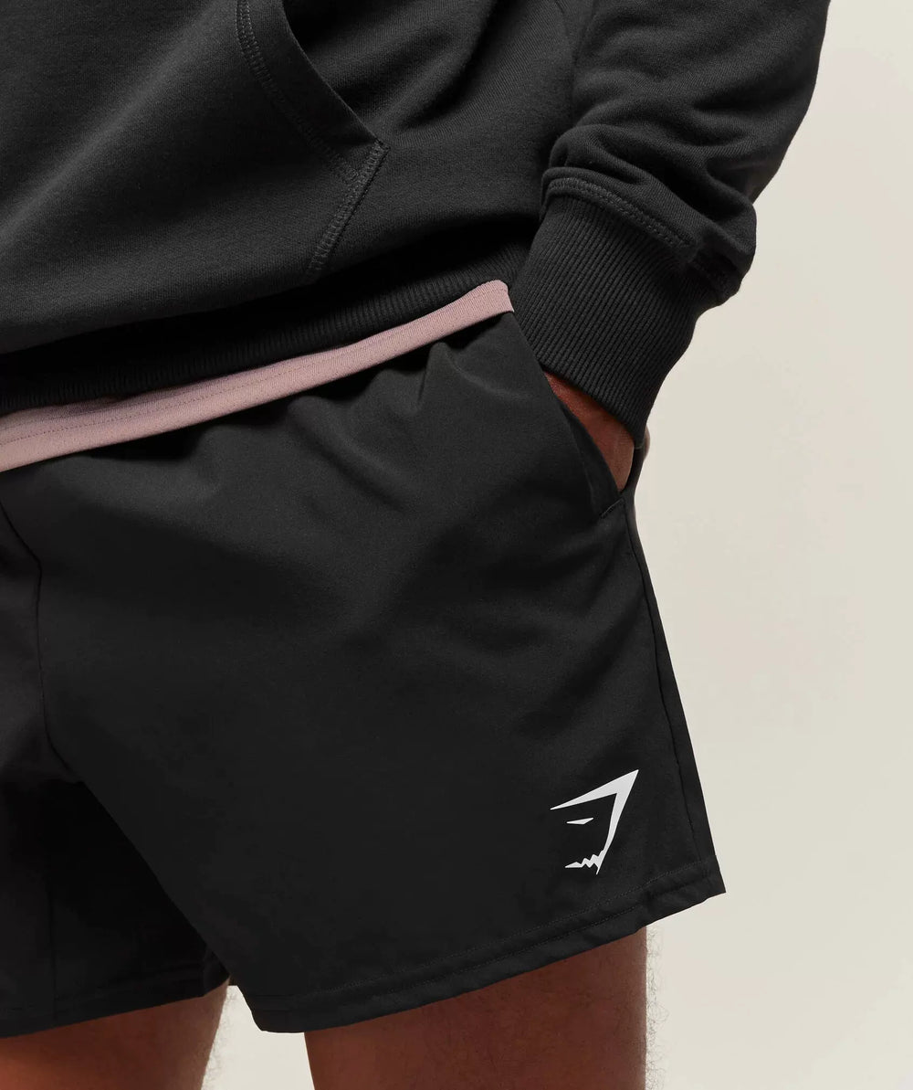 GYMSHARK三分裤弹力跑步健身肌肉速干田径运动短裤男速干运动短裤