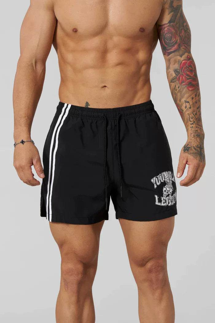 YOUANGL American new style summer men running fitness exercise shorts muscle sports gym casual pants