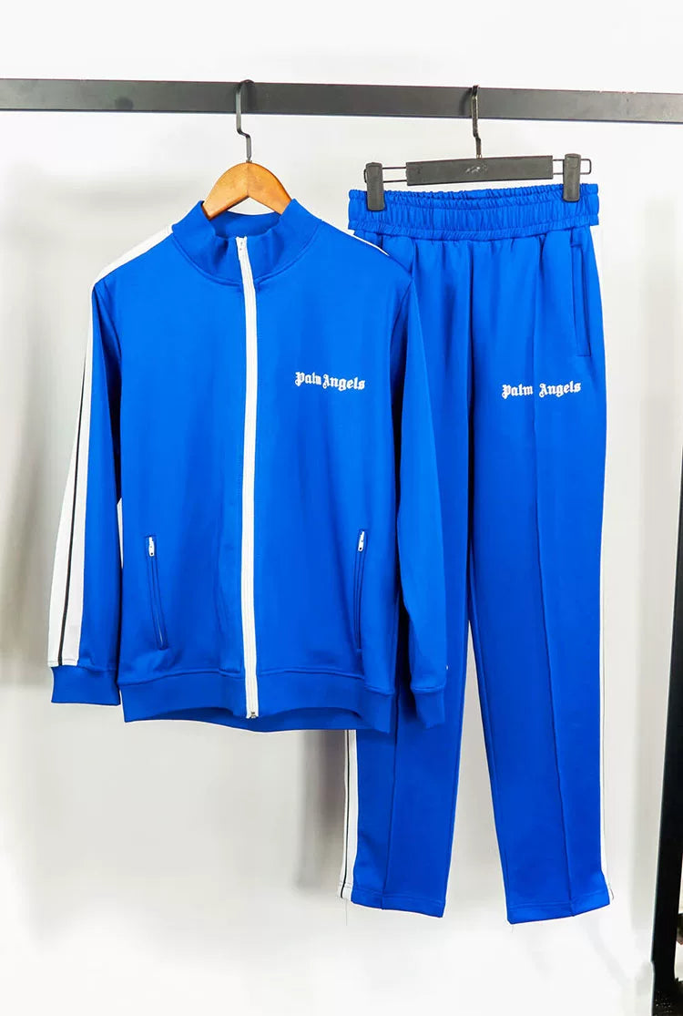 Palm Angels Classic Track Jacket & Pants Set - Blue/White