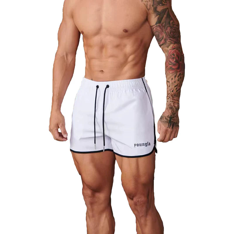 YOONGLA's new muscle fitness shorts are versatile for men and women, suitable for running, casual, elastic and breathable three quarter pants