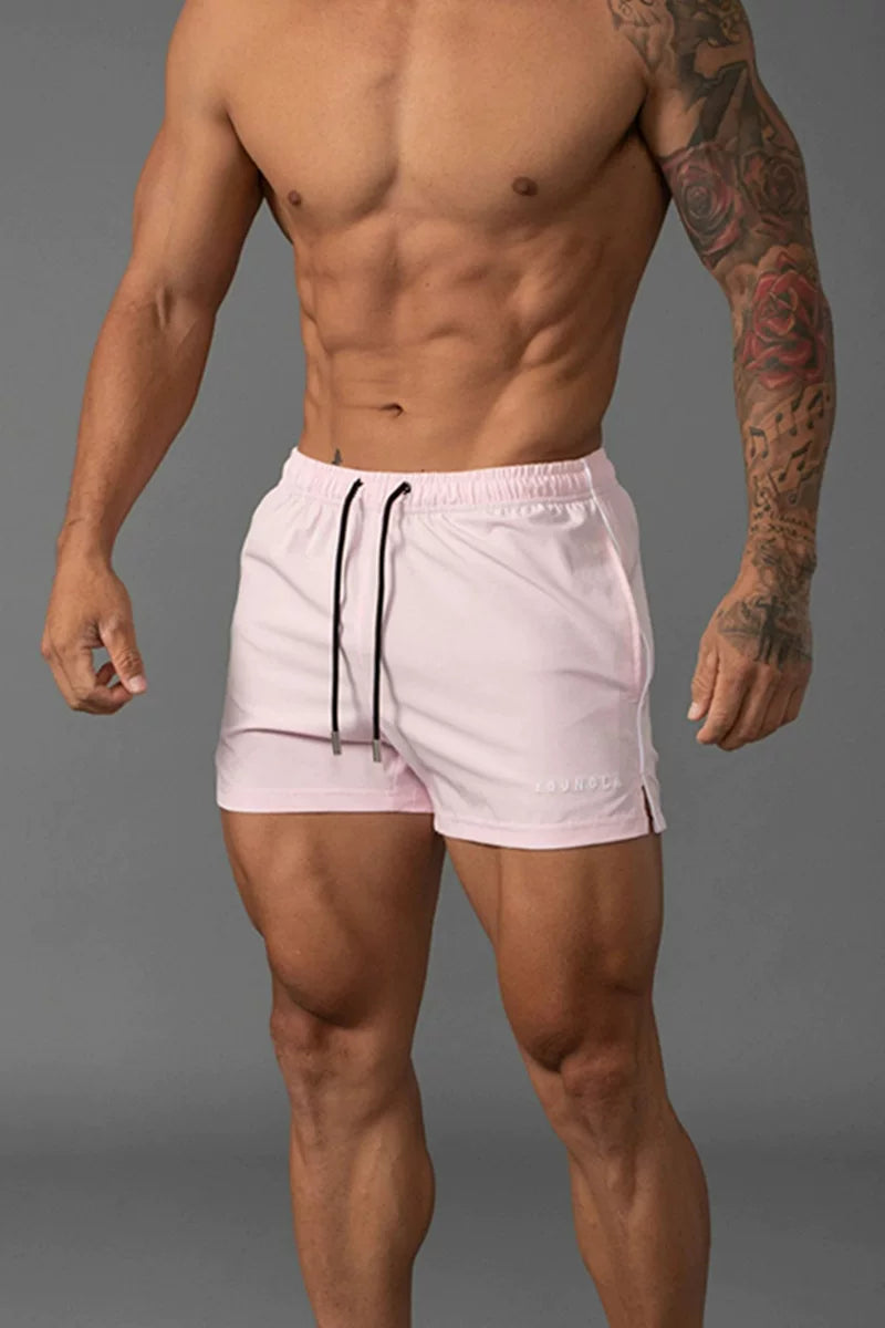 YOUNG LA's new summer men's casual sports outdoor shorts are breathable, casual, running, and fitness three quarter pants