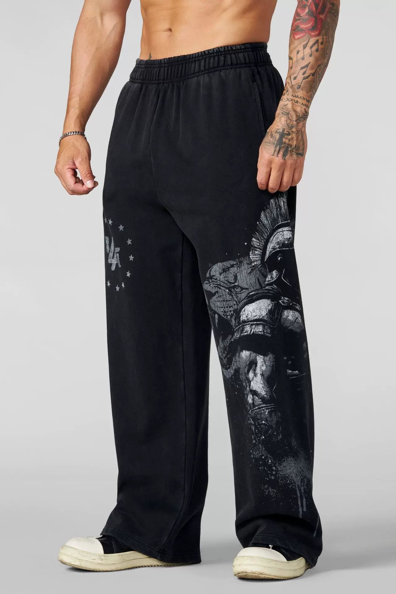 YOUNG LA sports pants men's pants fitness loose American fashion brand fitness breathable squat training muscle size