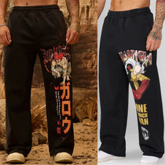 YONGLA sports pants men's American fashion brand fitness loose muscle heavyweight cotton squat training jogger
