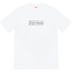 Supreme Chalk Box Logo Cotton Tee – White