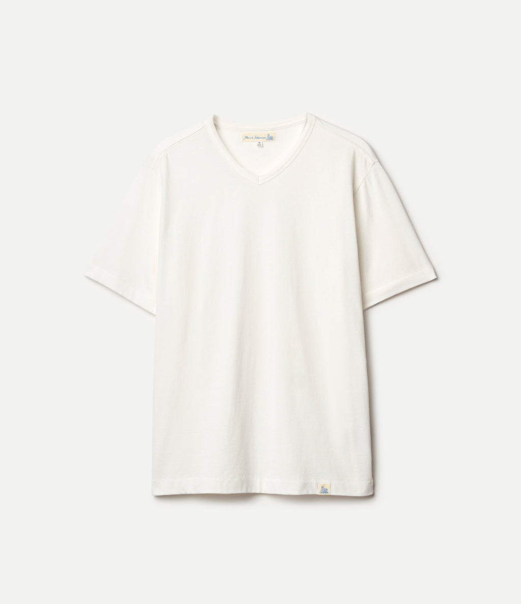 Soft Pima Cotton V-Neck T-Shirt