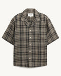 Plaid Seersucker SS - Black