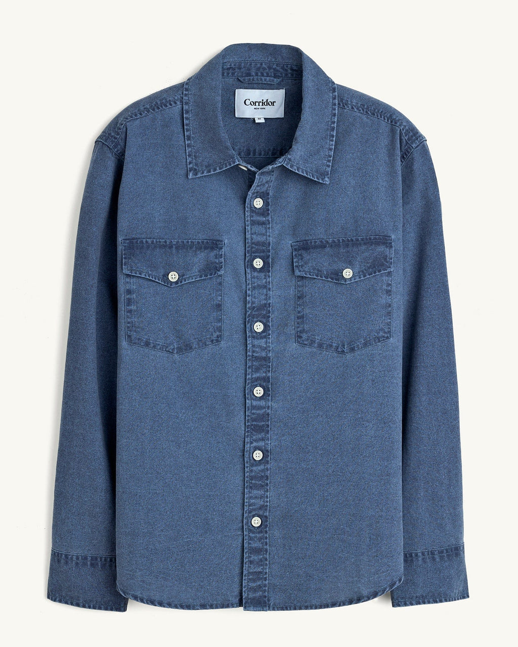 Pigment Dye Canvas LS - Navy
