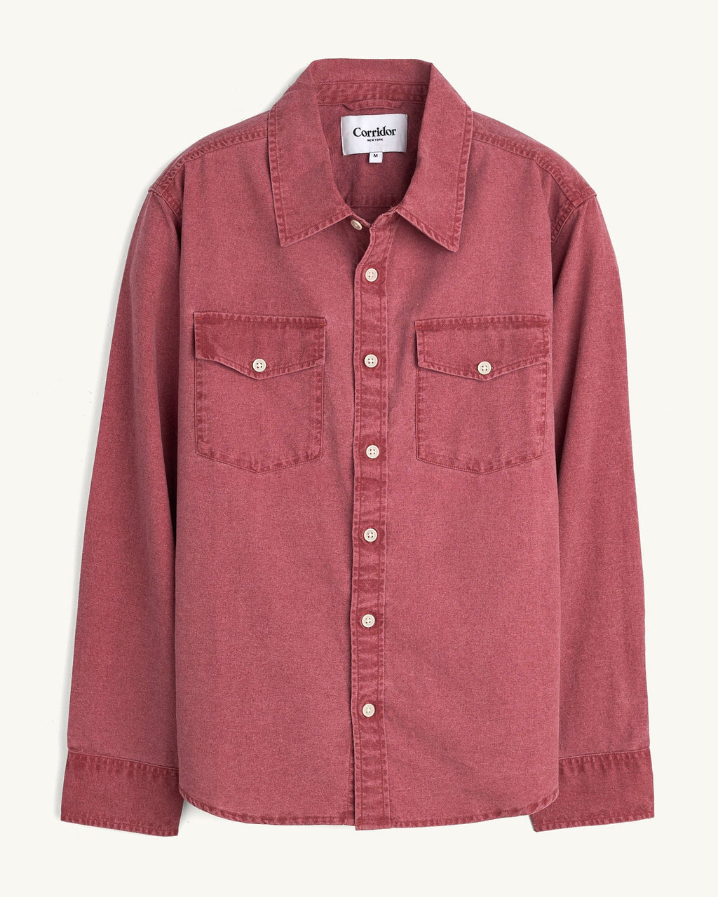 Pigment Dye Canvas LS - Red