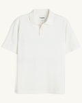 Pique Polo - White