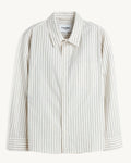 Poplin Stripe LS - Natural