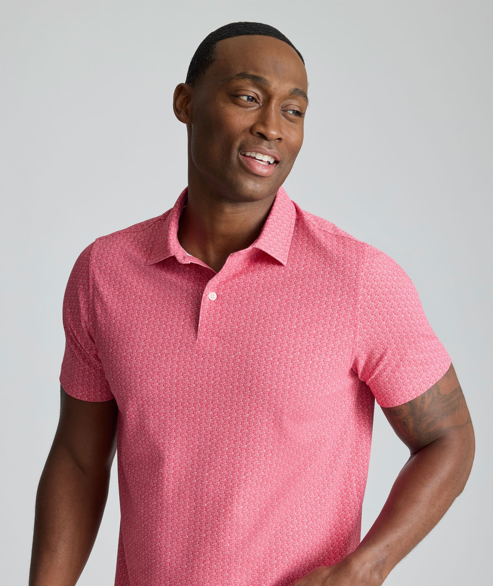 Printed CottonTek™ Polo