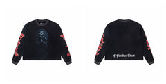 Godspeed "E Pluribus Unum" Balaclava Skull Graphic Black Long Sleeve Tee