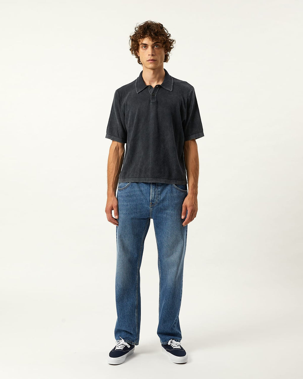 Knit Polo - Black
