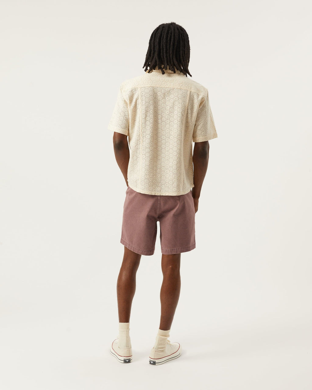 Floral Eyelet SS - Natural