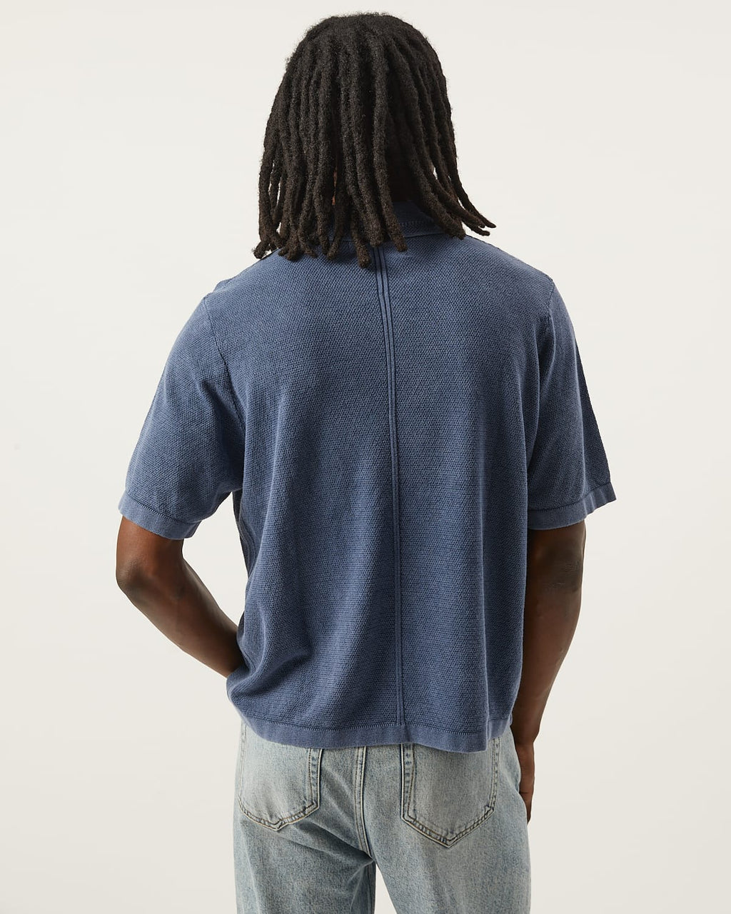 Knit Polo - Navy