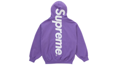 Supreme Satin Applique Hoodie Violet (FW25)