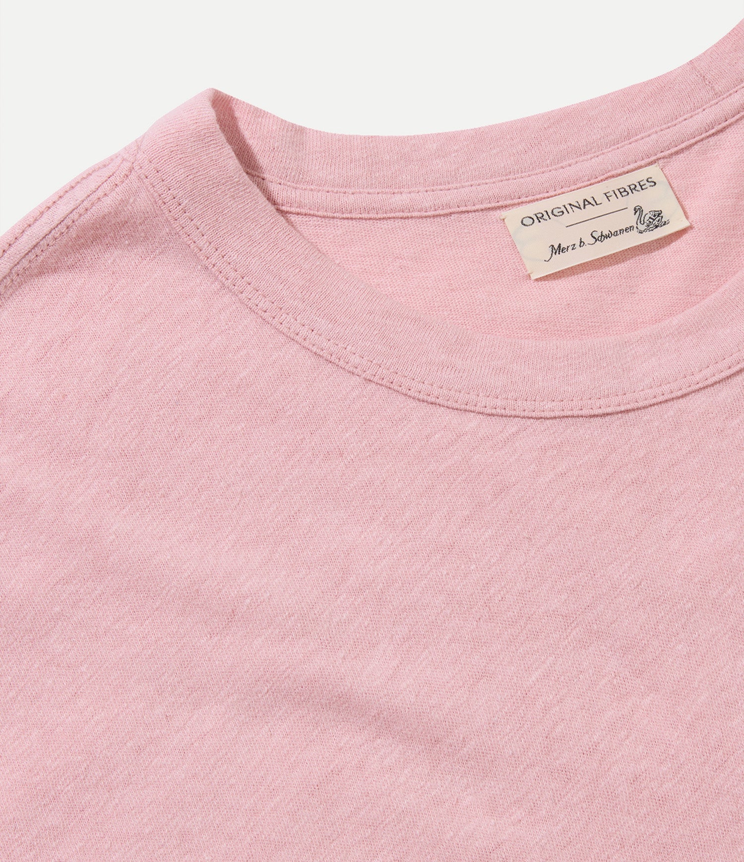 Original Fibres x Merz b. Schwanen Linen-Cotton T-shirt