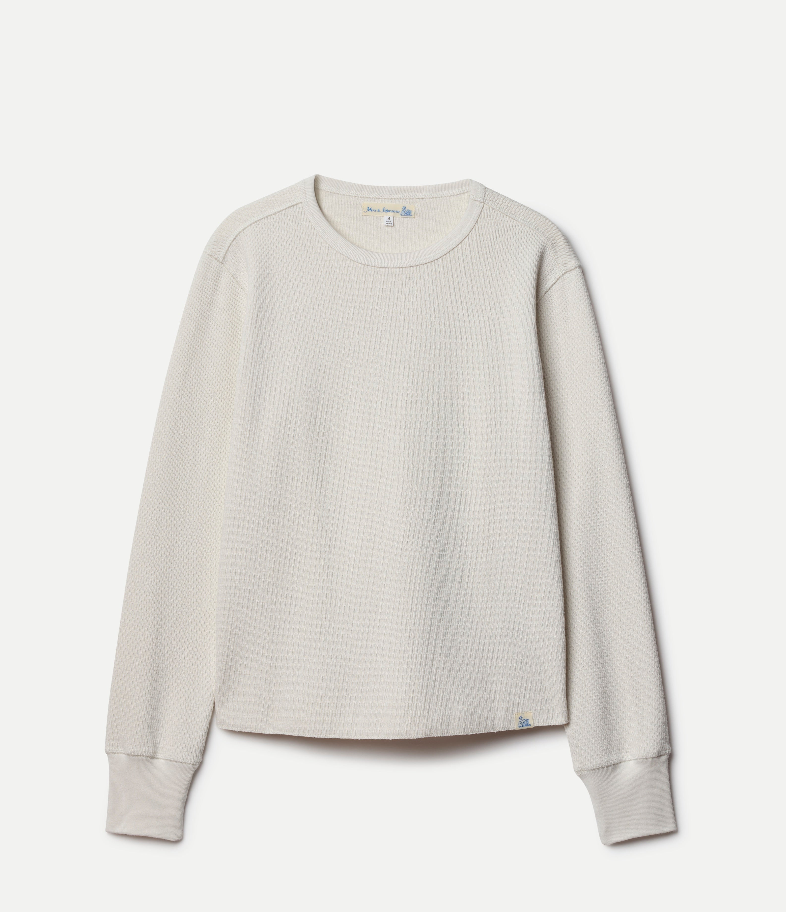 Diamond-Patterned Cotton Thermal Longsleeve