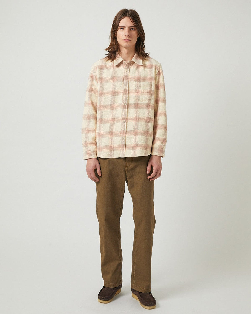 Appalachian Plaid LS - Natural