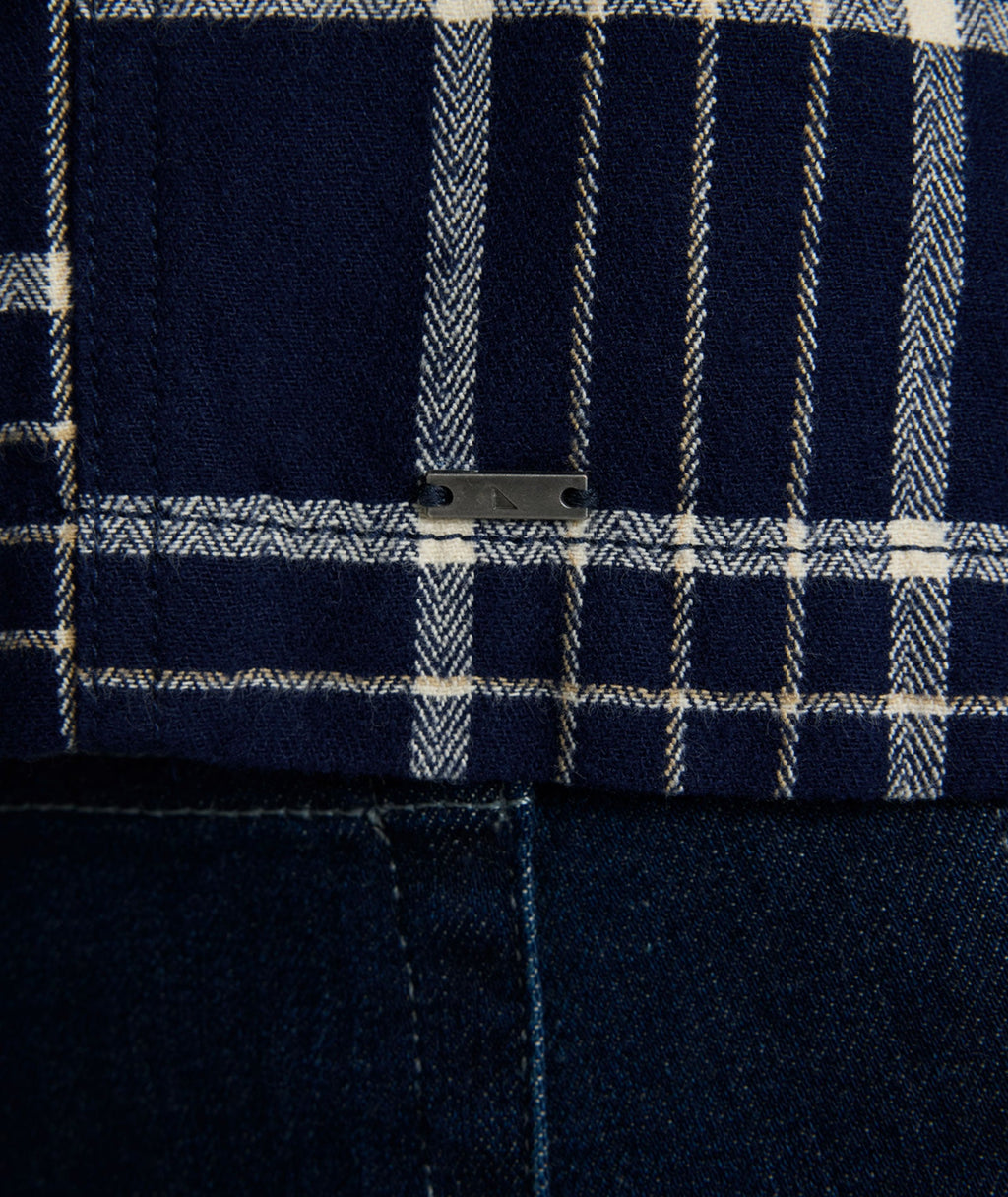 Plaid Herringbone Overshirt - FINAL SALE