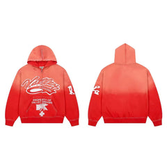Vale Forever Religion Zip Up Hoodie Red