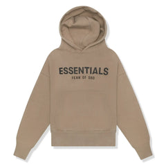 Fear Of God Essentials Kids Taupe Hoodie