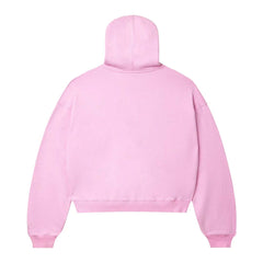 Vale Forever Dreams Distressed Zip Up Hoodie 'Pink'
