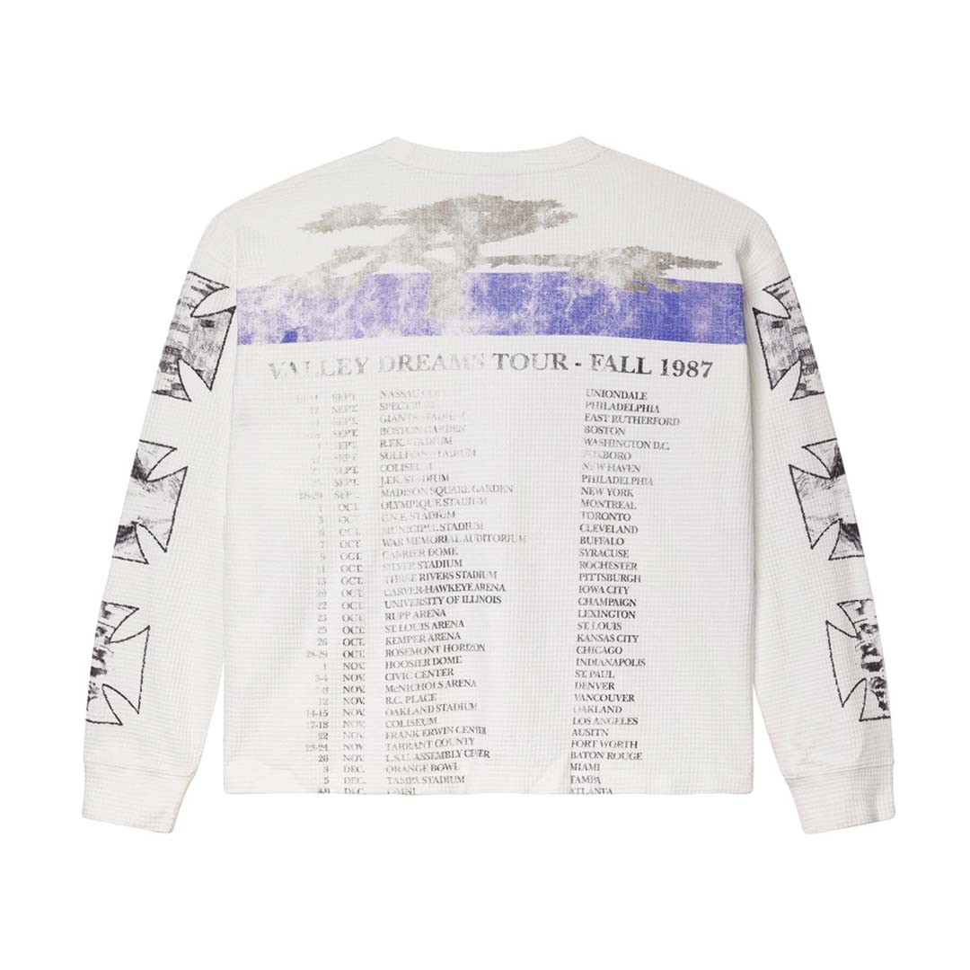 Vale Forever Slam Long Sleeve Thermal Tee White